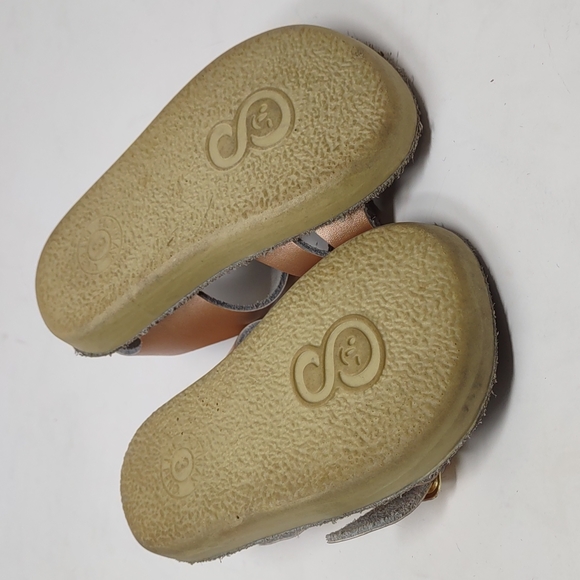 Salt Water by Hoy Leather Rose Gold Sandals Size 3 - Picture 5 of 7
